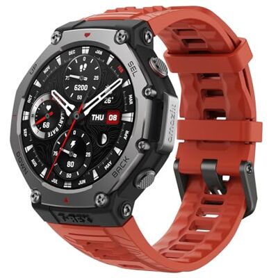 Amazfit T-Rex 3 Outdoor Smartwatch 48mm AMOLED Display, Offline Karten & Navigation, 6 Satellitensysteme Dual Band GPS, 27 Tage Akkulaufzeit, NFC Zahlung, 170+ Sportmodus,45m Freitauchen für Abenteuer Amazfit T-Rex 3 Outdoor Smartwatch 48mm AMOLED Display, Offline Karten & Navigation, 6 Satellitensysteme Dual Band GPS, 27 Tage Akkulaufzeit, NFC Zahlung, 170+ Sportmodus,45m Freitauchen für Abenteuer