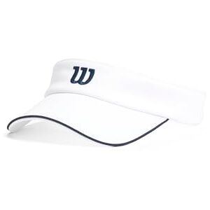 WILSON Classic Visor, Schutz vor Sonne, Schweißabsorbierend, Optimale Passform für ganztägigen Komfort, UPF50, Schnelltrocknend, Weiß (Bright White), Größe LXL WILSON Classic Visor, Schutz vor Sonne, Schweißabsorbierend, Optimale Passform für ganztägigen Komfort, UPF50, Schnelltrocknend, Weiß (Bright White), Größe LXL