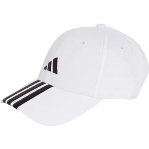 Adidas Unisex Bball 3S New Logo Hat, White/Black, S-M Adidas Unisex Bball 3S New Logo Hat, White/Black, S-M