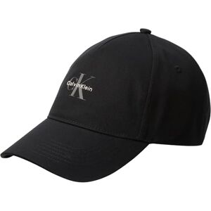 Calvin Herren Cap Mono Logo Panel aus Baumwolle, Schwarz (Black), Einheitsgröße Calvin Herren Cap Mono Logo Panel aus Baumwolle, Schwarz (Black), Einheitsgröße