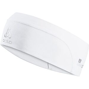 Odlo Stirnband Herren Damen Ceramicool I Dünnes Stirnband Sport I Headband, Weiß Odlo Stirnband Herren Damen Ceramicool I Dünnes Stirnband Sport I Headband, Weiß