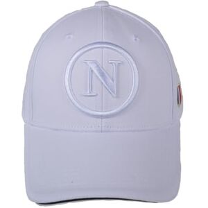 Enzo Castellano SSC NAPOLI Baseballkappe, offizielles Produkt 123305 Junior, Farbe Weiß, Einheitsgröße Enzo Castellano SSC NAPOLI Baseballkappe, offizielles Produkt 123305 Junior, Farbe Weiß, Einheitsgröße