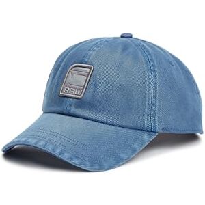 G-STAR Herren Avernus Burger Baseball Cap, Blau (Faded Indigo gd D26254-D300-G925), PC G-STAR Herren Avernus Burger Baseball Cap, Blau (Faded Indigo gd D26254-D300-G925), PC
