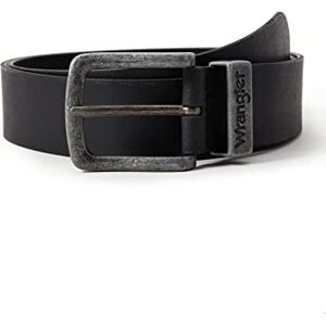 Wrangler Herren Metal Loop Gürtel, Schwarz, 115 Wrangler Herren Metal Loop Gürtel, Schwarz, 115