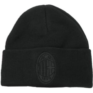ACM 1899 Ac Milan Unisex 143543 Beanie-Mütze, Schwarz, One Size ACM 1899 Ac Milan Unisex 143543 Beanie-Mütze, Schwarz, One Size