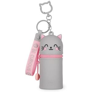 LEGAMI Mini-Geldbörse mit Schlüsselanhänger Kawaii, Kitty, mit Spirale, Karabinerhaken und Handschlaufe, aus Silikon, 5 x 12 x 5 cm LEGAMI Mini-Geldbörse mit Schlüsselanhänger Kawaii, Kitty, mit Spirale, Karabinerhaken und Handschlaufe, aus Silikon, 5 x 12 x 5 cm