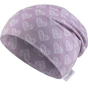 Sterntaler Beanie Herzen Lässige Baby Mütze aus Flammgarn Jersey mit allover Druck Mädchen UV-Schutz 50+ Beanie Mütze Baby und Kinder Übergangsmütze, flieder, Größe 45 Sterntaler Beanie Herzen Lässige Baby Mütze aus Flammgarn Jersey mit allover Druck Mädchen UV-Schutz 50+ Beanie Mütze Baby und Kinder Übergangsmütze, flieder, Größe 45