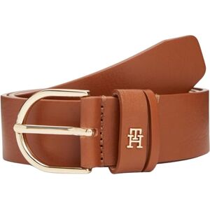 Tommy Hilfiger Damen Gürtel Essential Effortless 3,5 cm aus Leder, Braun (Cognac), 95 cm Tommy Hilfiger Damen Gürtel Essential Effortless 3,5 cm aus Leder, Braun (Cognac), 95 cm