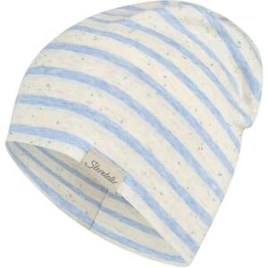 Sterntaler Beanie Streifen – Leichte Kindermütze aus geringeltem Melange-Jersey mit bunten Pünktchen, Zwei Tragevarianten, UV-Schutz 50+, Königsblau, Größe 51 Sterntaler Beanie Streifen – Leichte Kindermütze aus geringeltem Melange-Jersey mit bunten Pünktchen, Zwei Tragevarianten, UV-Schutz 50+, Königsblau, Größe 51