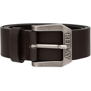 Replay Herren Gürtel aus Leder, Black Brown 128 (Braun), 85 Replay Herren Gürtel aus Leder, Black Brown 128 (Braun), 85