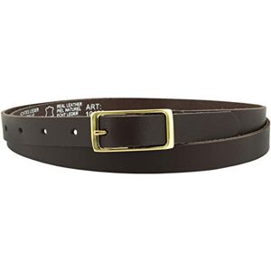 V Vascavi Ledergürtel echt Leder Damengürtel GOLD Schnalle 2 cm breit Hüftgürtel Jeansgürtel Damen Gürtel Casual Jeans schmal business Vascavi Made in Germany (85 cm Gesamtlänge 100 cm, Dunkelbraun) V Vascavi Ledergürtel echt Leder Damengürtel GOLD Schnalle 2 cm breit Hüftgürtel Jeansgürtel Damen Gürtel Casual Jeans schmal business Vascavi Made in Germany (85 cm Gesamtlänge 100 cm, Dunkelbraun)