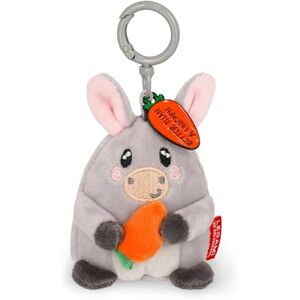 LEGAMI Schlüsselanhänger Super Soft! Donkey Motiv, Plüsch-Schlüsselanhänger, Anhänger mit eingravierter Botschaft und Karabinerhaken aus Zink, 7x11 cm LEGAMI Schlüsselanhänger Super Soft! Donkey Motiv, Plüsch-Schlüsselanhänger, Anhänger mit eingravierter Botschaft und Karabinerhaken aus Zink, 7x11 cm