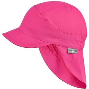 Sterntaler Schirmmütze Nacken Basic Mädchen Baby- und Kinder Mütze mit Nackenschutz UV-Schutz 50+ Hut aus Popeline (Bio) leichte Sommer Kopfbedeckung mit Gummiband Magenta, Größe 53 Sterntaler Schirmmütze Nacken Basic Mädchen Baby- und Kinder Mütze mit Nackenschutz UV-Schutz 50+ Hut aus Popeline (Bio) leichte Sommer Kopfbedeckung mit Gummiband Magenta, Größe 53