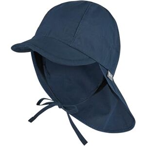 Sterntaler Schirmmütze Nacken Unisex Baby- und Kinder Mütze mit Nackenschutz und einsteckbaren Ohrenklappen UV-Schutz 50+ Sommermütze zum Binden Popeline (Bio) Kopfbedeckung marine, Größe 45 Sterntaler Schirmmütze Nacken Unisex Baby- und Kinder Mütze mit Nackenschutz und einsteckbaren Ohrenklappen UV-Schutz 50+ Sommermütze zum Binden Popeline (Bio) Kopfbedeckung marine, Größe 45