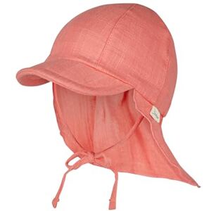 Sterntaler Schirmmütze Nacken Uni Mädchen Mütze aus luftigem Baumwoll Musselin Sommermütze mit Nackenschutz Sonnenhut zum Binden Baby und Kinder Kopfbedeckung Koralle, Größe 43 Sterntaler Schirmmütze Nacken Uni Mädchen Mütze aus luftigem Baumwoll Musselin Sommermütze mit Nackenschutz Sonnenhut zum Binden Baby und Kinder Kopfbedeckung Koralle, Größe 43