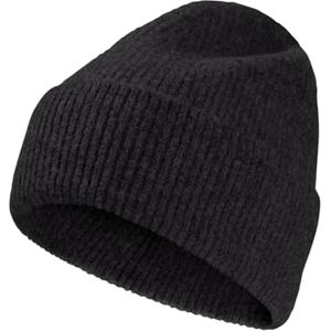 Jack Wolfskin Unisex Fuzzy Beanie-Mütze, Schwarz, M EU Jack Wolfskin Unisex Fuzzy Beanie-Mütze, Schwarz, M EU