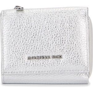 Mandarina Duck Damen Mellow Metal Wallet Reisezubehör-Brieftasche, Silber Mandarina Duck Damen Mellow Metal Wallet Reisezubehör-Brieftasche, Silber