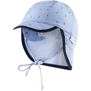 Sterntaler Schirmmütze Nacken Anker Baby- und Kinder Mütze mit Nackenschutz, Ohrenklappen und Bindeband UV-Schutz 30 Sonnenmütze mit Futter aus Batist (Bio) Kopfbedeckung Himmel, Größe 43 Sterntaler Schirmmütze Nacken Anker Baby- und Kinder Mütze mit Nackenschutz, Ohrenklappen und Bindeband UV-Schutz 30 Sonnenmütze mit Futter aus Batist (Bio) Kopfbedeckung Himmel, Größe 43