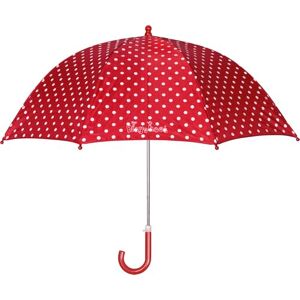 Playshoes Stockschirm mit kindgerechtem Mechanismus Unisex Kinder,rot Punkte,original Playshoes Stockschirm mit kindgerechtem Mechanismus Unisex Kinder,rot Punkte,original