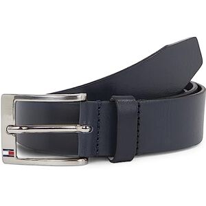 Tommy Hilfiger Herren Gürtel New Aly Belt Ledergürtel, Blau (Midnight), 85 cm Tommy Hilfiger Herren Gürtel New Aly Belt Ledergürtel, Blau (Midnight), 85 cm