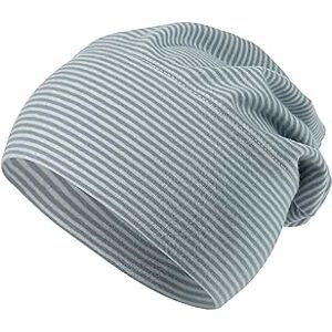 Sterntaler GOTS Beanie Ringel Erstlingsmütze aus Singlejersey (Bio) gestreift anschmiegsame Unisex Beanie Mütze variabel tragbar Baby und Kinder Übergangsmütze, graublau, Größe 35 Sterntaler GOTS Beanie Ringel Erstlingsmütze aus Singlejersey (Bio) gestreift anschmiegsame Unisex Beanie Mütze variabel tragbar Baby und Kinder Übergangsmütze, graublau, Größe 35