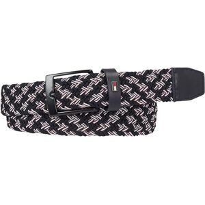 Tommy Hilfiger Herren Gürtel Adan aus Stretch-Gurtband, Blau (Space Blue Corp), 110 cm Tommy Hilfiger Herren Gürtel Adan aus Stretch-Gurtband, Blau (Space Blue Corp), 110 cm