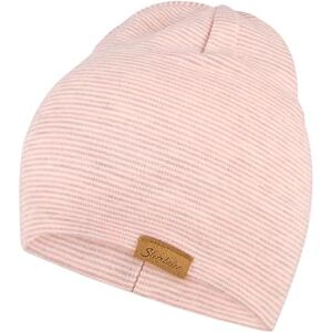 Sterntaler Beanie aus Mischgewebe mit dünnen Streifen kuschelige Mädchen Mütze in Melange-Optik mit Zwei Tragevarianten bequem und stylisch puderrosa Melange, Größe 55 Sterntaler Beanie aus Mischgewebe mit dünnen Streifen kuschelige Mädchen Mütze in Melange-Optik mit Zwei Tragevarianten bequem und stylisch puderrosa Melange, Größe 55