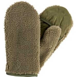 camel active Damen Teddy Handschuhe in einem Materialmix Hellkhaki, womenswear-S camel active Damen Teddy Handschuhe in einem Materialmix Hellkhaki, womenswear-S