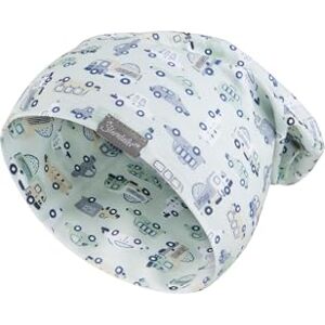 Sterntaler Beanie Fahrzeuge Coole Baby Mütze aus Flammgarn Jersey mit Allover Druck Jungen UV-Schutz 50+ Beanie Mütze variabel tragbar Baby und Kinder Übergangsmütze, eisgrün, Größe 41 Sterntaler Beanie Fahrzeuge Coole Baby Mütze aus Flammgarn Jersey mit Allover Druck Jungen UV-Schutz 50+ Beanie Mütze variabel tragbar Baby und Kinder Übergangsmütze, eisgrün, Größe 41