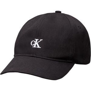 Calvin Kinder Unisex Cap Monogram Baseball aus Baumwolle, Schwarz (Ck Black), S-M Calvin Kinder Unisex Cap Monogram Baseball aus Baumwolle, Schwarz (Ck Black), S-M