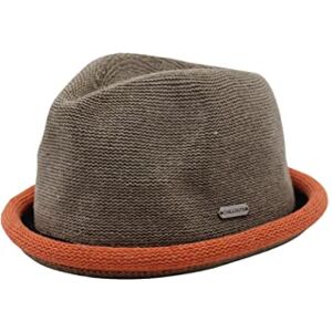 CHILLOUTS Boston Hat Pork Pie Hut Herren/Damen, 100% Polyester, Sommer Trendhut, Breaking Bad/Rocky Stil, Crushable, braun orange, L-XL CHILLOUTS Boston Hat Pork Pie Hut Herren/Damen, 100% Polyester, Sommer Trendhut, Breaking Bad/Rocky Stil, Crushable, braun orange, L-XL