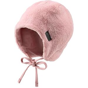 Sterntaler Mütze aus Teddyflausch Mädchen Babymütze mit angeschnittenen Ohrenklappen und Bindeband warme Beanie, gefüttert mit Baumwollfleece Erstlingsmütze mattrosa, 45 Sterntaler Mütze aus Teddyflausch Mädchen Babymütze mit angeschnittenen Ohrenklappen und Bindeband warme Beanie, gefüttert mit Baumwollfleece Erstlingsmütze mattrosa, 45