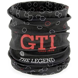 BRISA VW Collection Volkswagen Unisex Schlauch-Schal-Bandana-Hals-Tuch-Sturm-Haube-Multifunktion-Mund-Nase-Schutz im GTI Design (Sechseck/Schwarz) BRISA VW Collection Volkswagen Unisex Schlauch-Schal-Bandana-Hals-Tuch-Sturm-Haube-Multifunktion-Mund-Nase-Schutz im GTI Design (Sechseck/Schwarz)