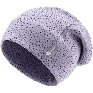 Sterntaler Beanie mit Allover Pünktchen Mädchen Slouch Beanie Kinder Mütze aus wärmendem Sweat-Stoff blasslila, 51 Sterntaler Beanie mit Allover Pünktchen Mädchen Slouch Beanie Kinder Mütze aus wärmendem Sweat-Stoff blasslila, 51