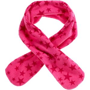 Playshoes Unisex Kinder Fleece-Steckschal Winter-Schal, pink Sterne, one size Playshoes Unisex Kinder Fleece-Steckschal Winter-Schal, pink Sterne, one size