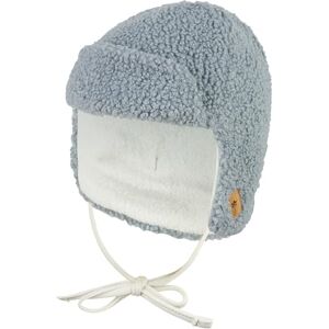 Sterntaler Fliegermütze aus Teddy mit Ohrenklappen und Bindebändern – gefüttert mit Baumwollfleece – Jungen – warm und weich – Mütze für Baby und Kinder, graublau, Größe 53 Sterntaler Fliegermütze aus Teddy mit Ohrenklappen und Bindebändern – gefüttert mit Baumwollfleece – Jungen – warm und weich – Mütze für Baby und Kinder, graublau, Größe 53