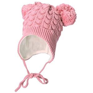 Sterntaler Mädchen Bommelmütze Struktur, Rosa, 45 Sterntaler Mädchen Bommelmütze Struktur, Rosa, 45