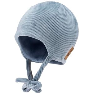 Sterntaler Beanie in Cord Optik Unisex Baby und Kinder Mütze mit Ohrenklappen gefüttert mit Baumwollfleece blau, 37 Sterntaler Beanie in Cord Optik Unisex Baby und Kinder Mütze mit Ohrenklappen gefüttert mit Baumwollfleece blau, 37