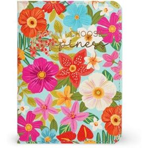 LEGAMI Passport Holder mit Blumen, Passport Holder Brieftasche für Reisen, Reisepasshülle, 1 Passporttasche, 4 Kartenfächer, RFID-Schutz, 10,5 x 14 x 1 cm, Blumenmotiv, türkis, S, Casual LEGAMI Passport Holder mit Blumen, Passport Holder Brieftasche für Reisen, Reisepasshülle, 1 Passporttasche, 4 Kartenfächer, RFID-Schutz, 10,5 x 14 x 1 cm, Blumenmotiv, türkis, S, Casual