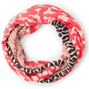Street One Gemusterter Loop-Schal striking coral A Street One Gemusterter Loop-Schal striking coral A
