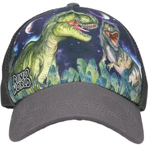 Depesche 13513 Dino World Galaxy Bedruckte Cap in Dunkelblau, mit Weltall Dinosaurier Motiv, Kinder-Mütze mit Netz und Größenverstellung Depesche 13513 Dino World Galaxy Bedruckte Cap in Dunkelblau, mit Weltall Dinosaurier Motiv, Kinder-Mütze mit Netz und Größenverstellung