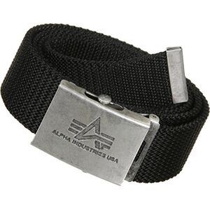 Alpha Heavy Duty Belt 4 cm Unisex Gürtel Black Alpha Heavy Duty Belt 4 cm Unisex Gürtel Black
