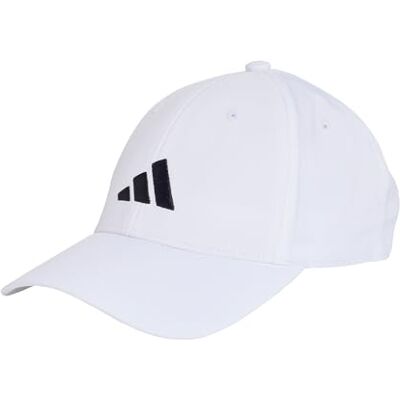 Adidas Unisex Bball Lt Emb New Logo Hat, White/Black, M-L Adidas Unisex Bball Lt Emb New Logo Hat, White/Black, M-L
