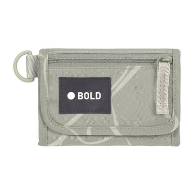 LÄSSIG BOLD Kinder Geldbeutel mit Klettverschluss und transparenten Sichtfenster/School Wallet Bold Curve sage LÄSSIG BOLD Kinder Geldbeutel mit Klettverschluss und transparenten Sichtfenster/School Wallet Bold Curve sage
