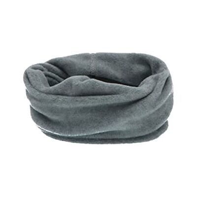 Sterntaler Multifunktionstuch aus Microfleece bequemes, zeitloses Unisex Halstuch mit fünf unterschiedlichen Tragevarianten- warmer Schal in silber melange, Größe 2 Sterntaler Multifunktionstuch aus Microfleece bequemes, zeitloses Unisex Halstuch mit fünf unterschiedlichen Tragevarianten- warmer Schal in silber melange, Größe 2