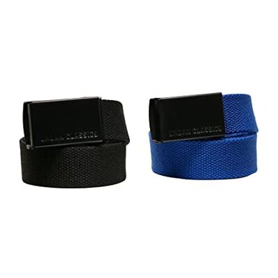 Urban Classics Unisex Canvas Belt Kids 2-Pack Urban Classics Unisex Canvas Belt Kids 2-Pack