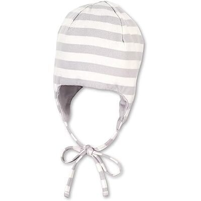 Sterntaler GOTS Mütze Streifen Baby Mütze mit Streifen Kindermütze Jungen aus Singlejersey mit Ohrenklappen und Bindeband Sterntaler GOTS Mütze Streifen Baby Mütze mit Streifen Kindermütze Jungen aus Singlejersey mit Ohrenklappen und Bindeband