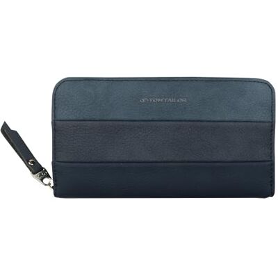 TOM TAILOR Ellen Damen Geldbörse Portemonnaie Reißverschluss Groß Denim Blau TOM TAILOR Ellen Damen Geldbörse Portemonnaie Reißverschluss Groß Denim Blau