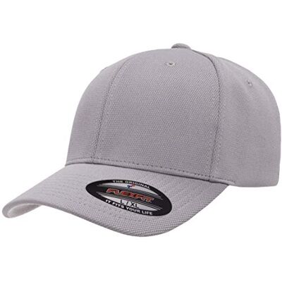 Flexfit Herren Cool & Dry Sport Hut, Silber, L/XL Flexfit Herren Cool & Dry Sport Hut, Silber, L/XL