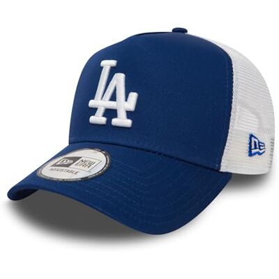 New Era Los Angeles Dodgers A Frame Adjustable Trucker Cap Clean New Era Los Angeles Dodgers A Frame Adjustable Trucker Cap Clean